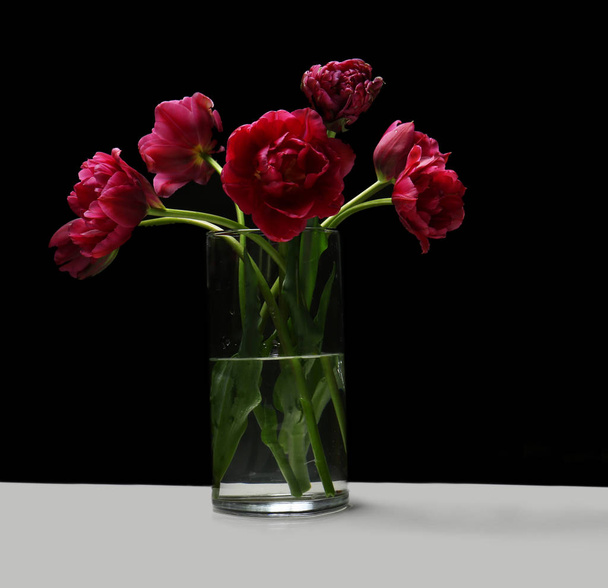 Beautiful bouquet of tulips - Zdjęcie, obraz