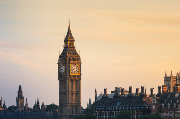 London panorama with Big Ben - Photo, Image
