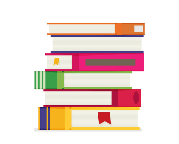Stack, pile of books.  - Vector, Image