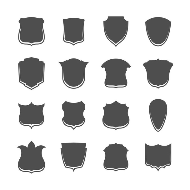 Colección de iconos de escudo de seguridad para Web
 - Vector, imagen