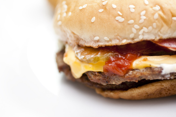 Detail Cheeseburger - Fotografie, Obrázek