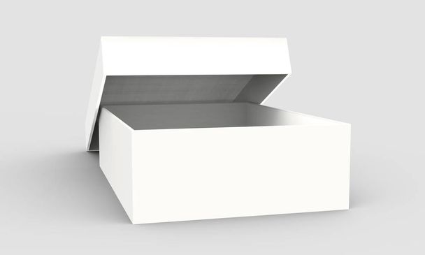 tilt opened paper box - Foto, afbeelding