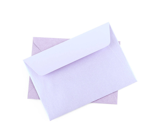 Pile of paper envelopes isolated - Foto, immagini
