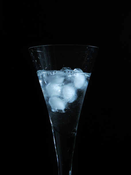 Ice cube in glass - Foto, Imagen