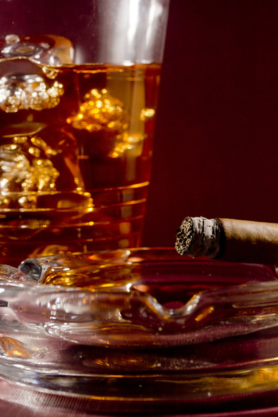Cigar and Whiskey - Foto, Bild