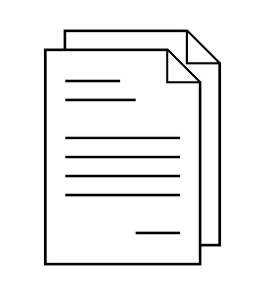 fichier de document papier avec corne courbée icône web symbole vectoriel icône d
 - Vecteur, image
