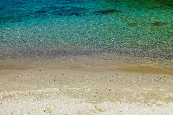 deniz manzara mavi bir güneş günde - Fotoğraf, Görsel