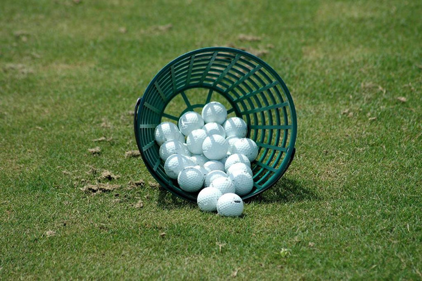 Cesta de pelotas de golf
 - Foto, imagen
