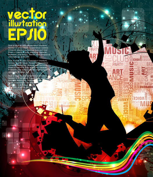 Векторный фон вечеринки
 - Вектор,изображение
