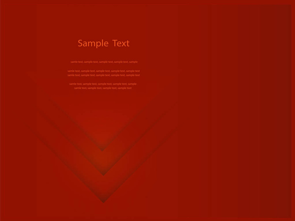 Abstract red report cover template design. - Vektor, Bild