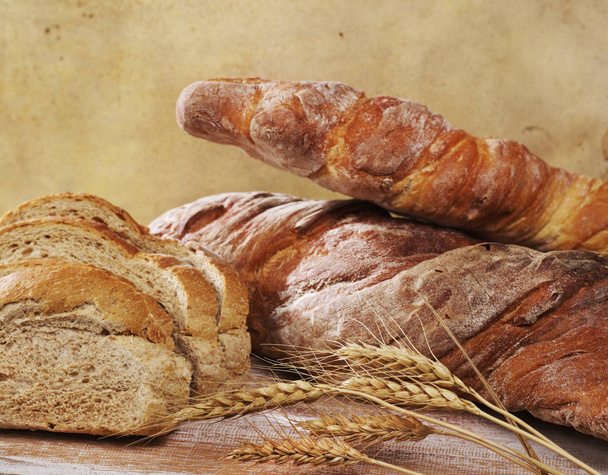 rustik ekmek portre - Fotoğraf, Görsel