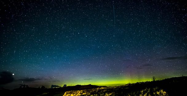 Isle of Skye Northern Lights and stars - Photo, Image