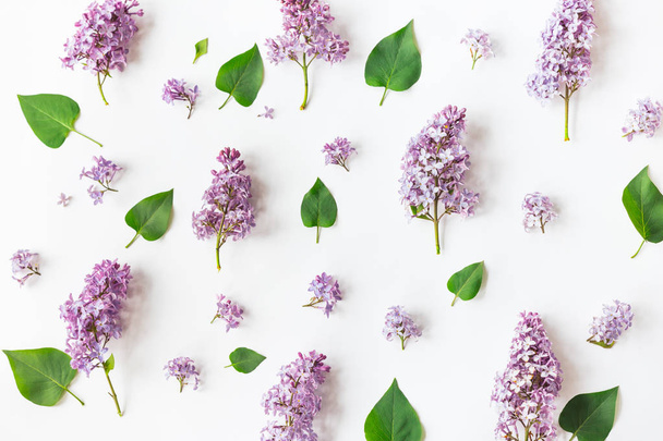  pattern made of lilac flowers - Foto, afbeelding