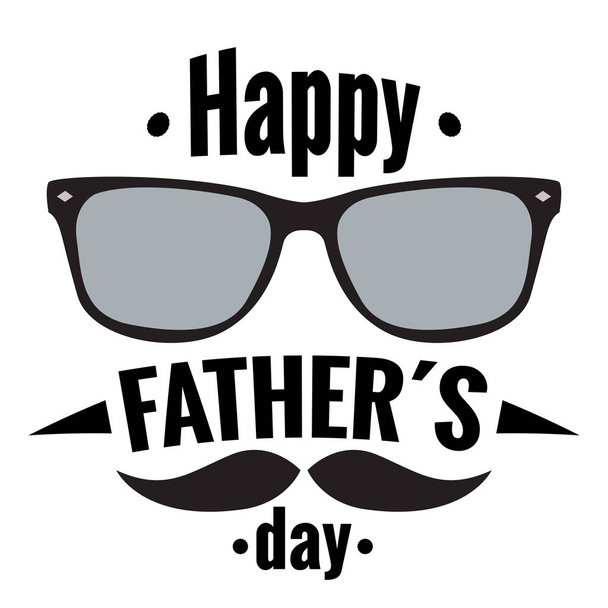 Happy fathers day - Διάνυσμα, εικόνα