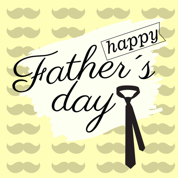 Happy fathers day - Vector, imagen