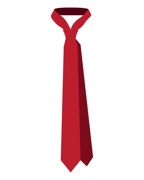 Isolated necktie icon - Vektör, Görsel