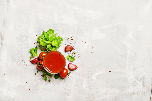 Spicy tomato juice  - Fotó, kép