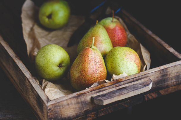 Fresh Forelle Pears - Foto, imagen