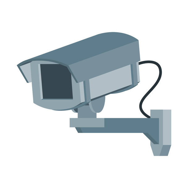 čelní pohled kamery CCTV - Vektor, obrázek