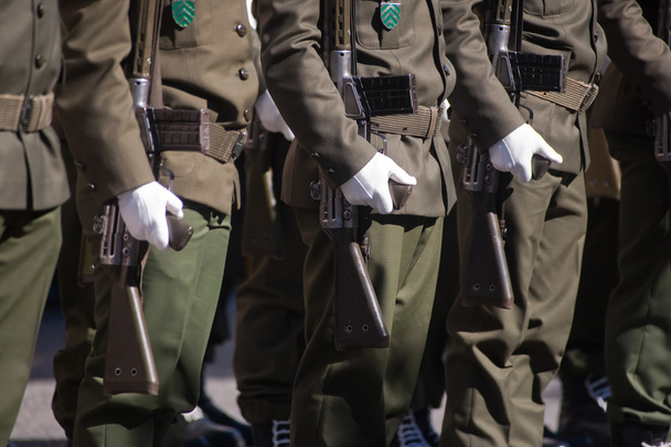 Soldats dans l'armée Parade
 - Photo, image