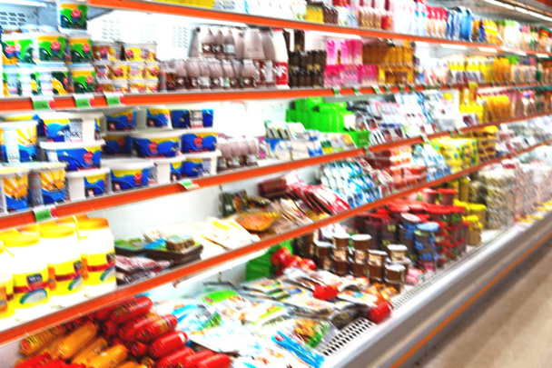 w Iranie rozmycie streszczenie supermarket  - Zdjęcie, obraz
