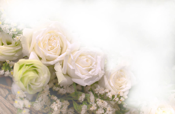 Mooie bloem achtergrond / wallpaper gemaakt met kleurenfilters  - Foto, afbeelding