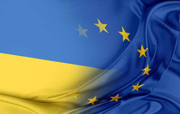 Európai Unió és Ukrajna. - Fotó, kép