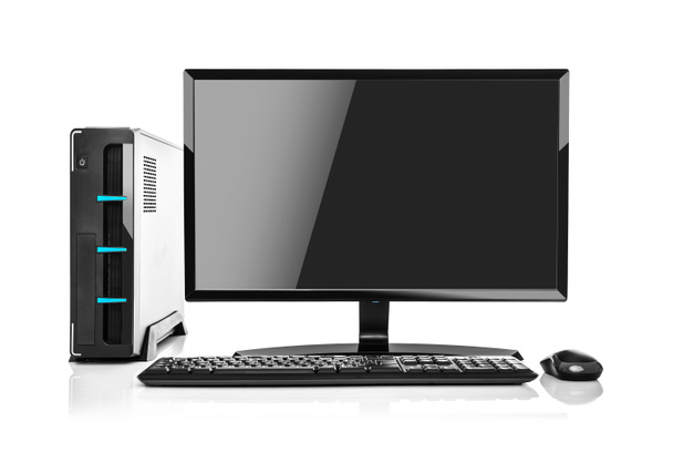 Modern PC computer isolated. - Photo, Image