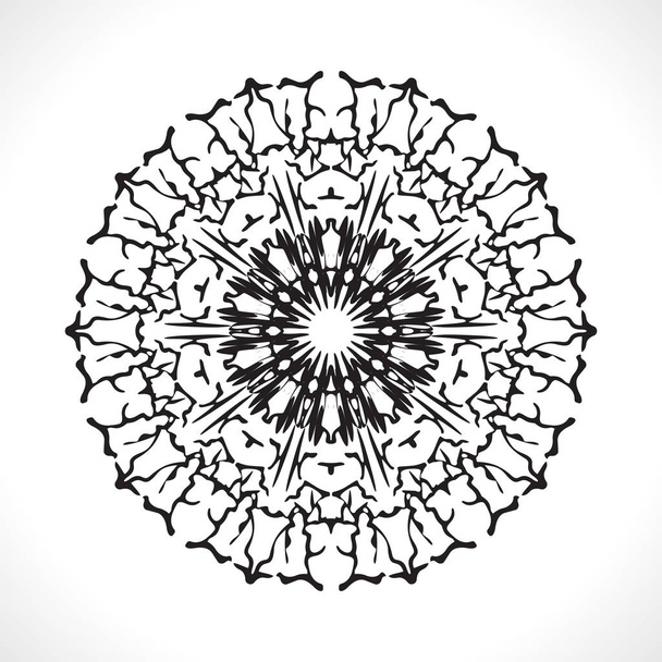 Kukka Mandala värityskirja
 - Vektori, kuva