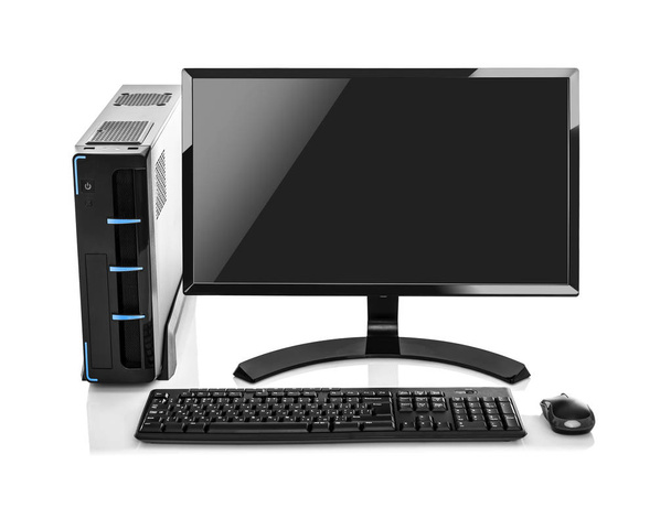 Modern PC computer isolated. - Photo, Image