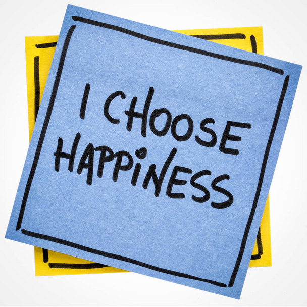 I choose happiness positive affirmation - Foto, immagini