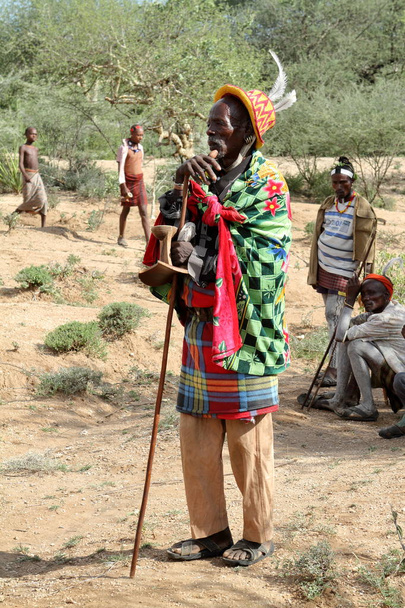 Плем'я Hamar в долині Омо в Ефіопії - Фото, зображення