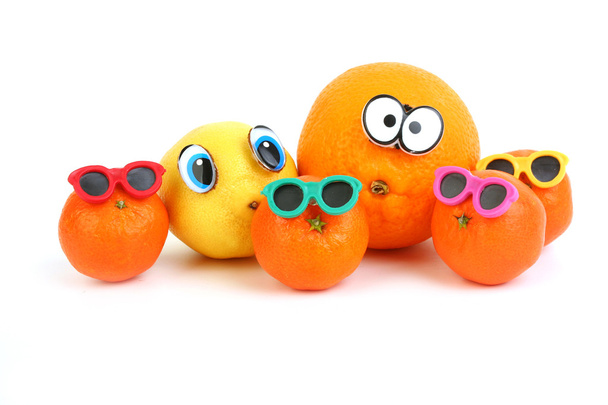 Hauska appelsiini, sitruuna ja mandariinit
 - Valokuva, kuva