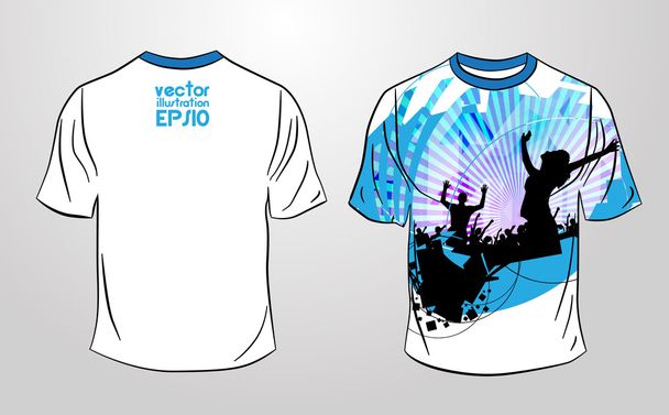 Vektor. T-shirt design - Vektor, kép