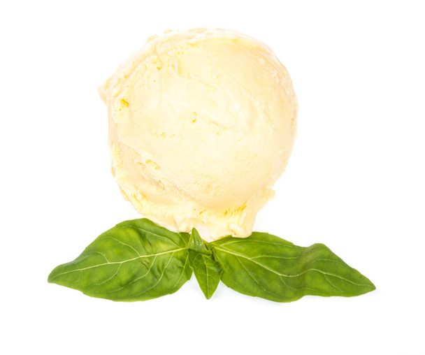 Scoop di gelato al limone
 - Foto, immagini