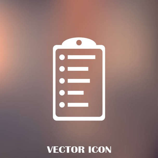Comprobación de calidad icono. portapapeles icono web
 - Vector, imagen