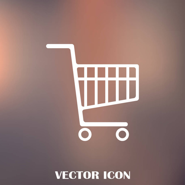 pictogram winkelmandje. vectorillustratie - Vector, afbeelding