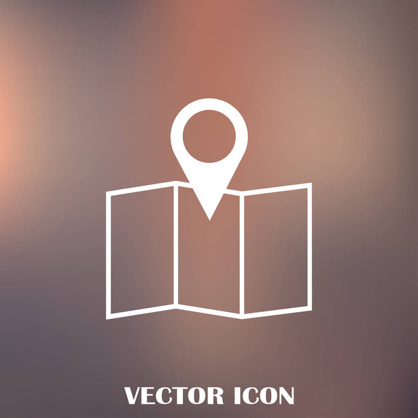Map pointer flat icon. Vector Eps 10 - Vector, Image