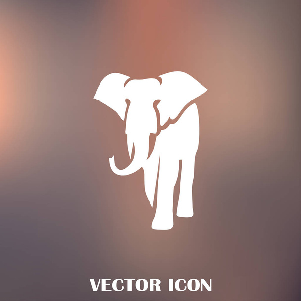 Icona web del vettore elefante
 - Vettoriali, immagini