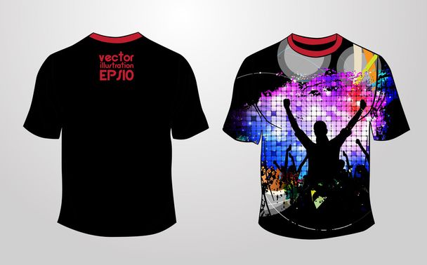 Vector. Diseño de camiseta
 - Vector, Imagen