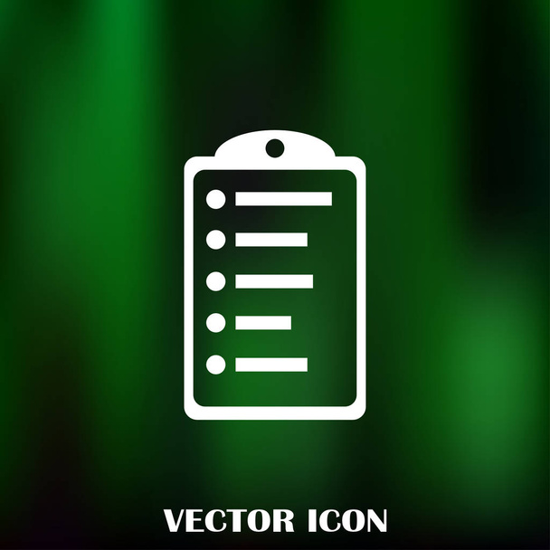 Comprobación de calidad icono. portapapeles icono web
 - Vector, Imagen