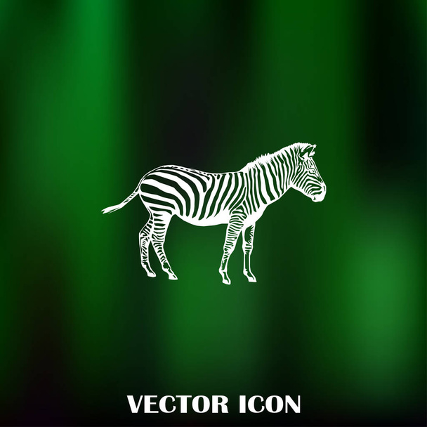 ikona webové vektorové Zebra - Vektor, obrázek