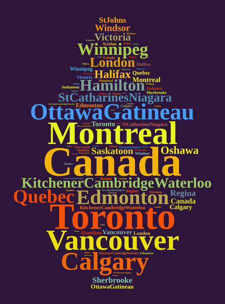Largest census metropolitan areas in Canada - Photo, Image