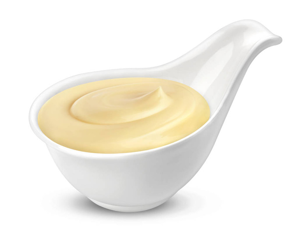 Mayonnaise isolated on white background - Photo, Image