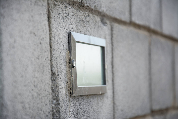 Modern lamp on concrete block wall - Foto, immagini