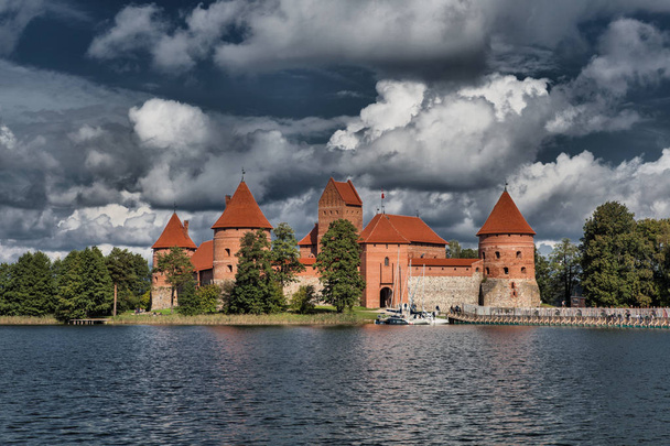 Trakai κάστρο νησί στη Λιθουανία - Φωτογραφία, εικόνα