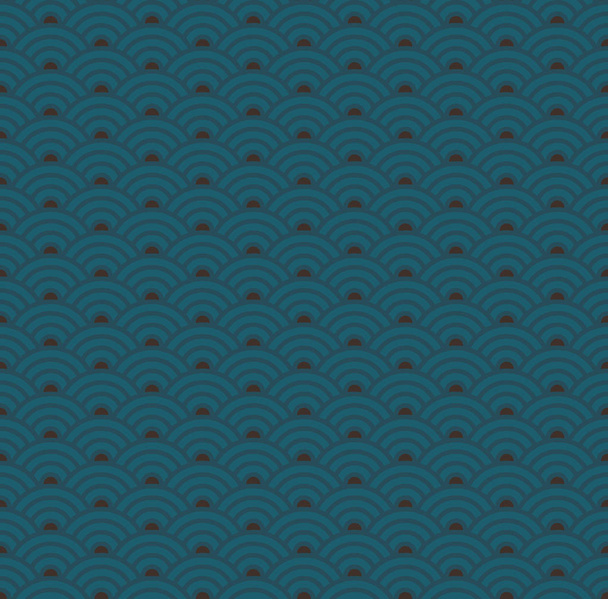 patrón geométrico inconsútil de color con ondas
 - Vector, Imagen