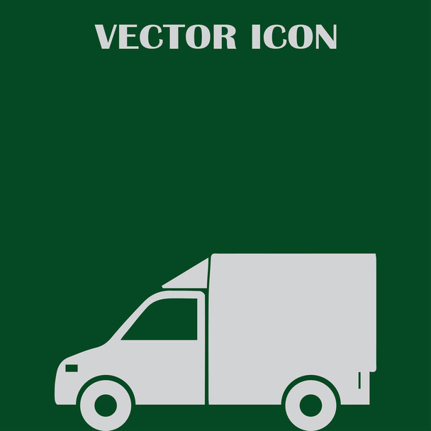 delivery vector web icon - Vector, Image