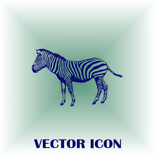icône web vectoriel zèbre
 - Vecteur, image