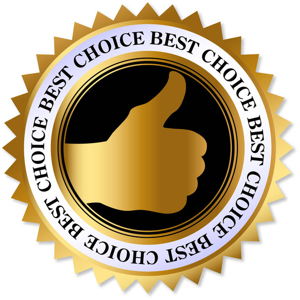 Best choice banner  - Vetor, Imagem